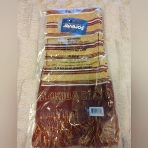 FSU Scarf, NWT, sweater knit material.